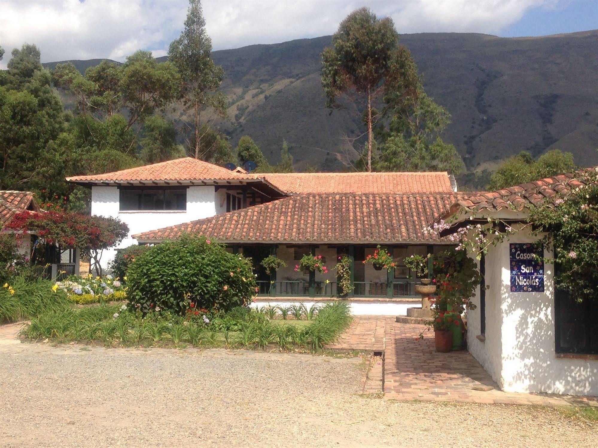 Casa San Nicolas Villa de Leyva Dış mekan fotoğraf